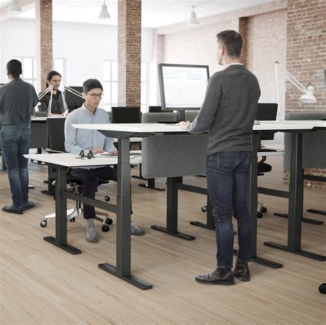 Home office Ergonomic Height adjustable <strong>Manual</strong> Sit/Stand <strong>desk</strong>, Adjusts with Hand crank. . Linak desk manual